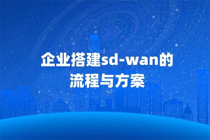 企業(yè)搭建sd-wan的流程與方案