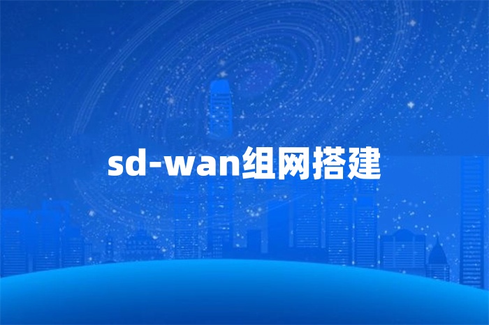 sd-wan組網(wǎng)搭建