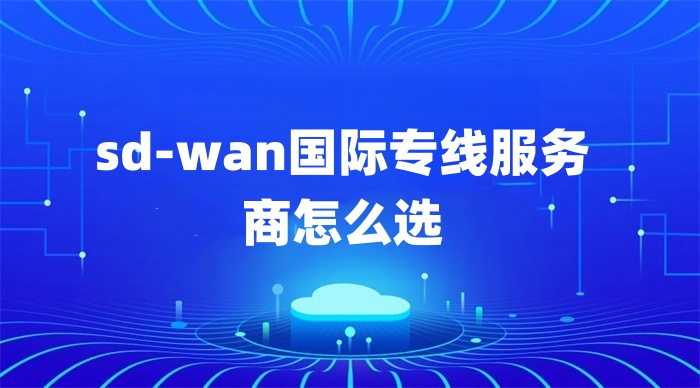 sd-wan國際專線服務(wù)商怎么選