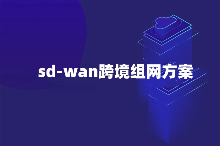 sd-wan跨境組網(wǎng)方案