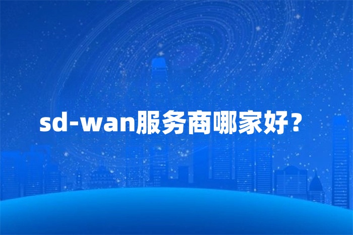 SD-WAN 服務商怎么挑選