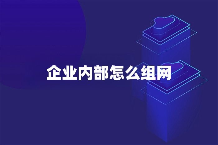 企業內部怎么組網 企業內部怎么組網