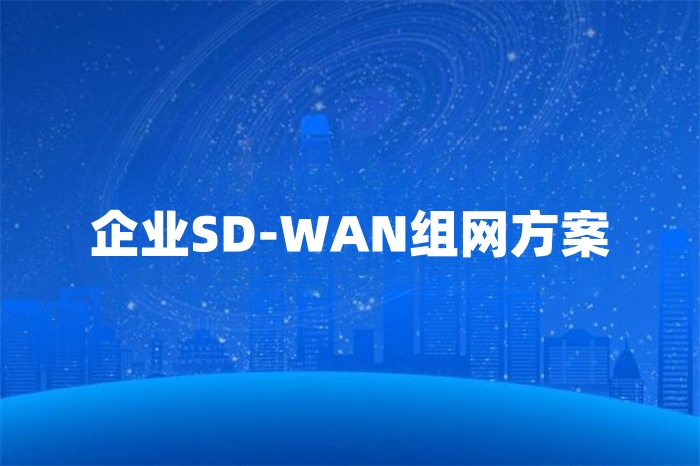企業SD-WAN組網方案