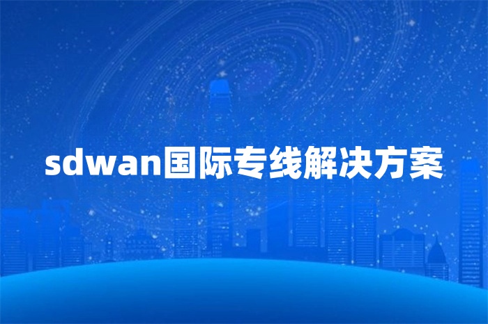 SD-WAN國際互聯(lián)網(wǎng)專線 SD-WAN國際互聯(lián)網(wǎng)專線