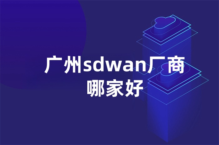 廣州sdwan廠商哪家好