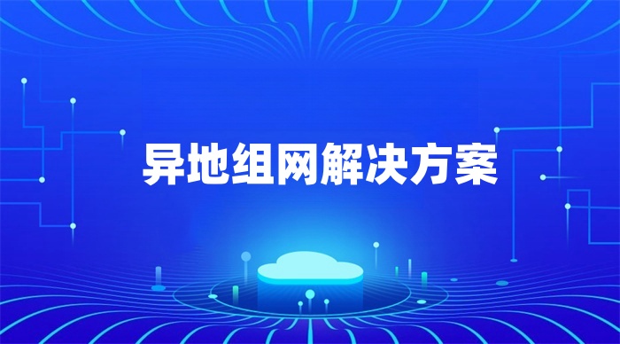 異地組網(wǎng)解決方案 異地組網(wǎng)解決方案