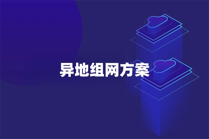 異地組網方案 異地組網方案