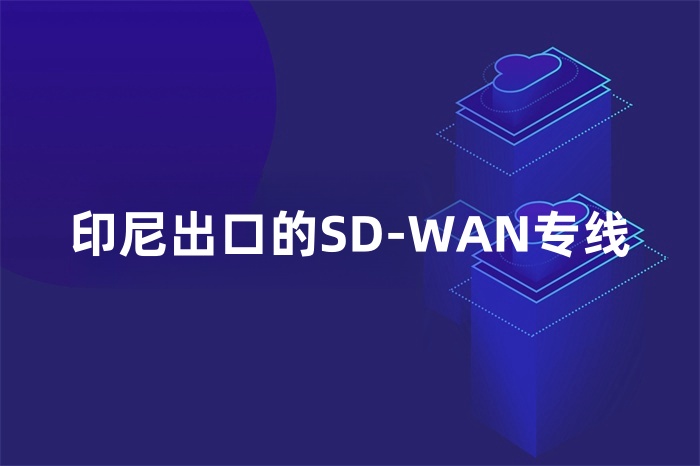 印尼出口的SD-WAN專線 印尼出口的SD-WAN專線